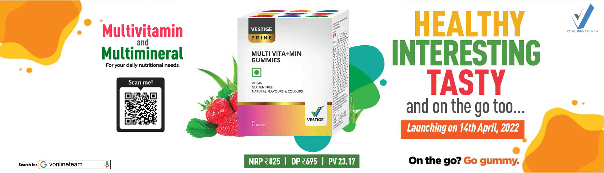 Vestige Multi Vita Min Gummies